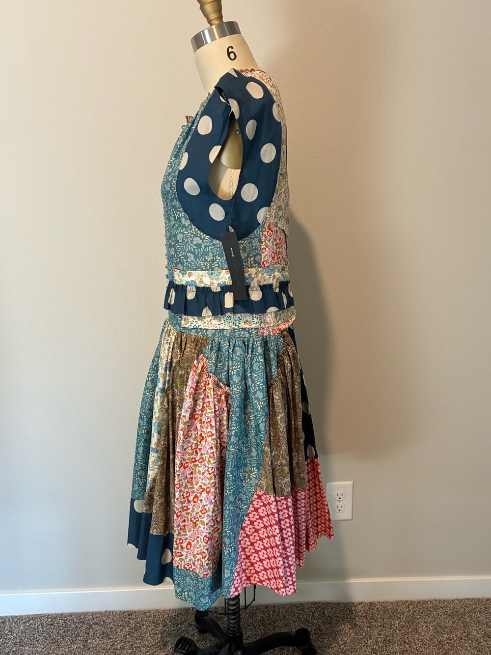 NWT Vintage Marc by Marc Jacobs patchwork dress - Picture 4 of 10